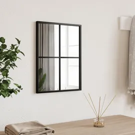 vidaXL Wandspiegel 40 x 80 cm Schwarz