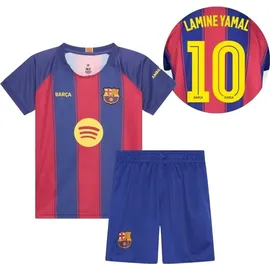 FC Bayern FC Barcelona Fußball Trikot Set Lamine Yamal Heim – 2025-2026 - Kind - 164 - Blau - 164