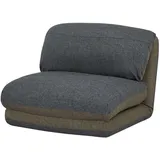 MCW Schlafsessel, Anthrazit, Grün, Textil, 75x60x75 cm, Wohnzimmer, Sessel, Schlafsessel