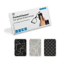 POLYCLEAN PocketCleaner® Brillenreiniger Set, 3-teilig 10-06-1717PX , 1 Set = 3 Stück