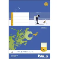 Staufen Ursus Basic 040416002, Chlorfrei - Hefte 20 Blatt 80g/qm 4/4/4mm liniert farbig