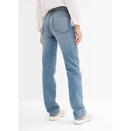 bonprix Umstandsjeans für die Schwangerschaft und danach Straight, blau, Gr.34, Bequeme Umstandsjeans ohne Bauchband mit geradem Bein, 82% Baumwolle (organic)