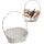 Kadax Weidenkorb Geschenkkorb klein 37 x 22 x 20 cm weiß