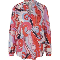 Bluse Stehkragen Eterna multicolor