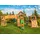 fungoo Spielturm MAXI SET mit Schaukel und Rutsche Grün