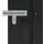 vidaXL Gartentor 100 x 150 cm WPC und Aluminium Schwarz