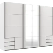 WIMEX Emden 270 x 210 x 65 cm weiß/graphit mit Spiegel und Schubladen