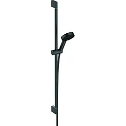 hansgrohe Pulsify Select Brauseset 24171670 3jet, Relaxation, mit Brausestange 90cm, EcoSmart, mattschwarz