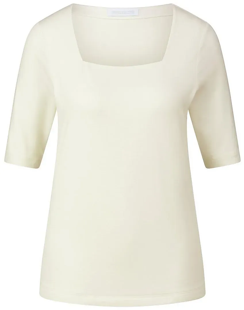 Shirt Karree-Ausschnitt St. Emile weiss, 42