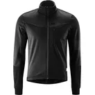 Fahrradjacke GONSO "Valaff", Herren, Gr. 5XL, schwarz, 100% Polyester, Jacken, Herren Softshell-Jacke, Windjacke atmungsaktiv und wasserabweisend