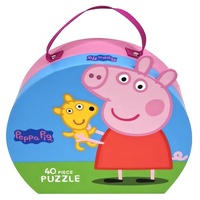 Barbo Toys Peppa Pig - Puzzle Suitcase - Peppa Teddy