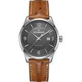 Hamilton Jazzmaster Viewmatic Auto - 44mm H32755851 Sonderangebot - anthrazit,braun - 44mm