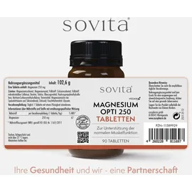 pdm to be maintained sovita Magnesium Opti Kapseln 180 St.