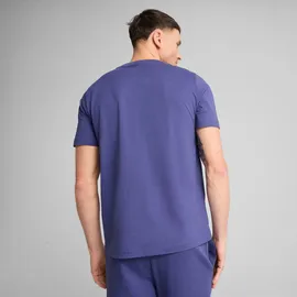 Puma Herren T-Shirt ESS 2 COLOR No. 1 Logo Tee 684708-46 S - Blue Crystal - S