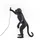 SELETTI Monkey Lamp Schwarz