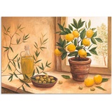 Artland Wandbild »Oliven und Zitronen«, Arrangements, (1 St.), bunt