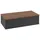 Villeroy & Boch Sideboard 100 x 26,8 x 50 cm Schwarz Matt/Nussbaum