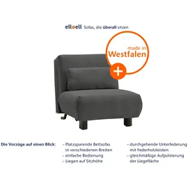 Ell + Ell Schlafsofa ELL + ELL "Minou", orange (terra), B:85cm, Sofas, Schlafsofa