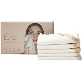 Waschies Feine Gesichtstücher Beige 5er- Set