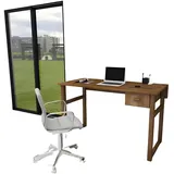 JVmoebel Schreibtisch Brauner Schreibtisch Luxuriöser Laptoptisch Stilvolle Arbeitszimmer (Schreibtisch), Made in Europa braun