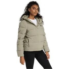 adidas Helionic Climawarm Daunenjacke mit Kapuze Silver Pebble L