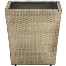 vidaXL Beistelltisch 41,5 x 41,5 x 44 cm Beige
