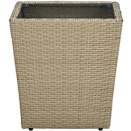 vidaXL Beistelltisch 41,5 x 41,5 x 44 cm Beige