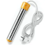 Badewannen-tauchsieder, Elektrischer Tauchsieder, Reise-tauchsieder, Edelstahl-tauchsieder, Elektrischer Warmwasserbereiter, Schwimmbad-tauchsieder, 2000 W, Gelb