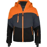 Bergson Skijacke VOLKER neo (maxi) Kinder Skijacke, extra weit für extra viel Spaß im Schnee!, Normalgrö orange 128