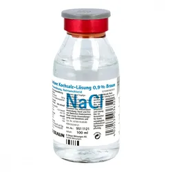 Kochsalzlösung 0,9% Glasflasche