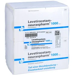 LEVETIRACETAM-neuraxpharm 1000 mg Filmtabletten 200 St