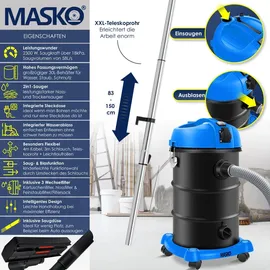 Masko 6IN1 Industriestaubsauger