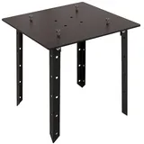 MCW Bodenplatte für XXL-Sonnenschirm HWC-D20, A96 und Meran Pro, Bodenanker Pfostenträger Sonnenschirmständer, Metall 24kg