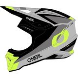 O'Neal 1SRS Stream Kinder Motocross Helm, schwarz-grau-gelb, Größe XL