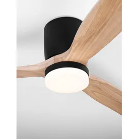 Nova Luce Aloa 132 cm Deckenventilator Schwarz