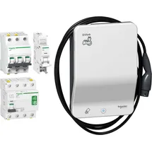Schneider Electric EVlink Bundle G4-22kW-Kabel Typ 2-Schutzkomponenten KITEVB1A22CA