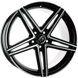 Damina Performance DM04 9,5 x 19 5 x 112 ET45 MB66,6 Schwarz Poliert