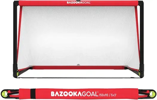 BAZOOKAGOAL CLASSIC PVC | 150x90cm | Rot Weiss