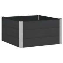 vidaXL Hochbeet 100 x 100 x 54 cm Schwarz
