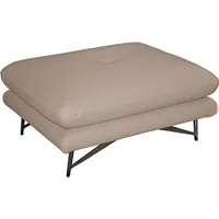 Calia Italia Hocker Cezanne Leder 90 x 42 x 70 cm Beige