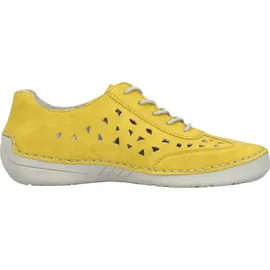Rieker Damen 52517 Schnürschuhe, gelb 40 EU