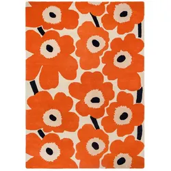 Teppich Marimekko Unikko Brink & Campman orange, Designer Maija Isola, 1.7x170 cm