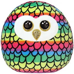 Ty Squishy Beanies Owen Plüsch-Kissen Multicolor Owl 3y+ 22 cm