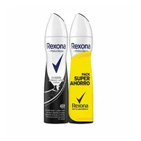 Rexona Motion Sense Invisible On Black&White Clothes Spray 2 x 200 ml