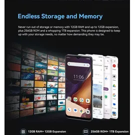 Cubot X70 12 GB RAM 256 GB space black