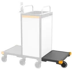 VERMOP Equipe Anbauplatte S 1624506 , inkl. 1 Rad 100 mm