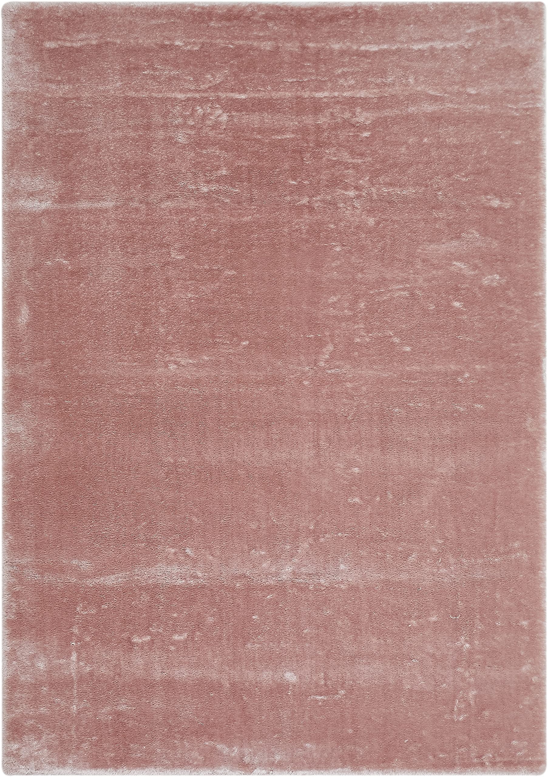 andiamo Teppich Lambskin - Kunstfell - flauschiger Teppich Schlafzimmer - geeignet als Bettvorleger Schlafzimmer oder als Fellteppich Wohnzimmer - Lammfellimitat pflegeleicht 120 x 170 cm rosa