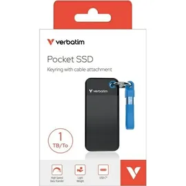 Verbatim Pocket SSD USB 3.2 1TB Black/Blue 32191