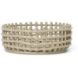 Ferm Living - Keramik Centerpiece Schale, cashmere