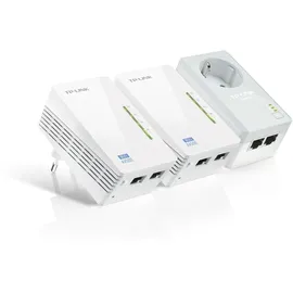 TP-Link AV500 WLAN Powerline Extender TL-WPA4220T Network Kit 500 Mbps 3 Adapter